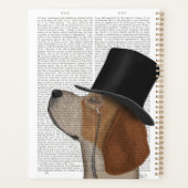 ビーグル、ハフォーマルウンド、ハット プランナー手帳 (裏面)