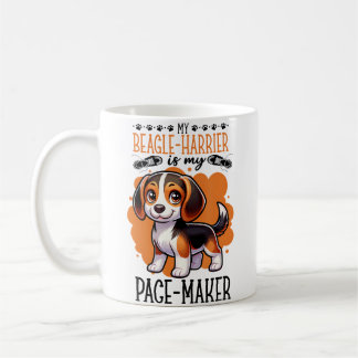 ビーグル・ハリアーと走る コーヒーマグカップ