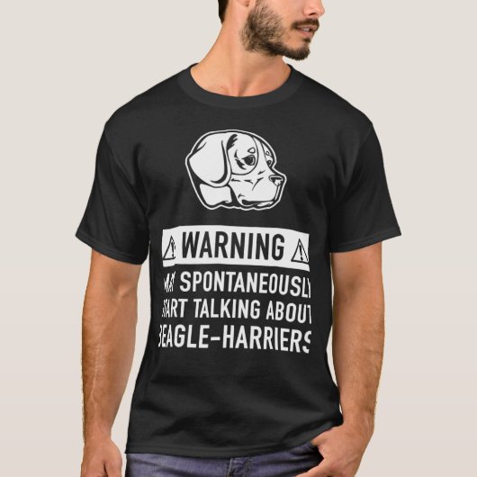 ビーグル・ハリアーの飼い主のアイデア Tシャツ (正面)