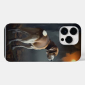 ビーグル ハロウィン おばけ iPhoneケース (裏面横)