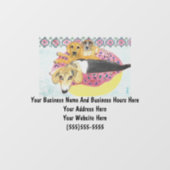 ビーグル ビジネス サイン ウィンドウ クリング フィルム ウィンドウサイン (シート)