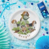 ビーグル ペーパープレート (パーティー)