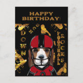 ビーグル ポストカード (正面)