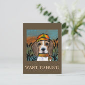 ビーグル ポストカード (スタンド正面)