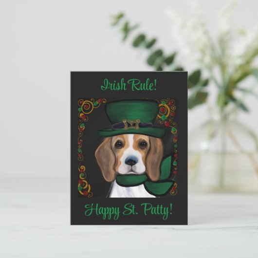 ビーグル ポストカード (スタンド正面)