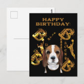 ビーグル ポストカード (正面/裏面)
