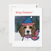 ビーグル ポストカード (正面/裏面)