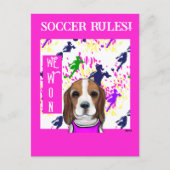 ビーグル ポストカード (正面)