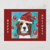 ビーグル ポストカード (正面)
