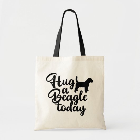 ビーグル·マム·パピー愛犬漫画のビーグル トートバッグ (正面)