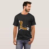 ビーグル ヨガ 犬 Tシャツ (正面フル)