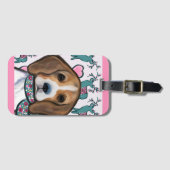 ビーグル ラゲッジタグ (正面横)