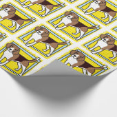 ビーグル ラッピングペーパー (角)