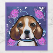 ビーグル ワインラベル (シングルラベル)