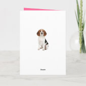 ビーグル·ワンピー·ドッグさん、あなたのカードを考えて カード (裏面)