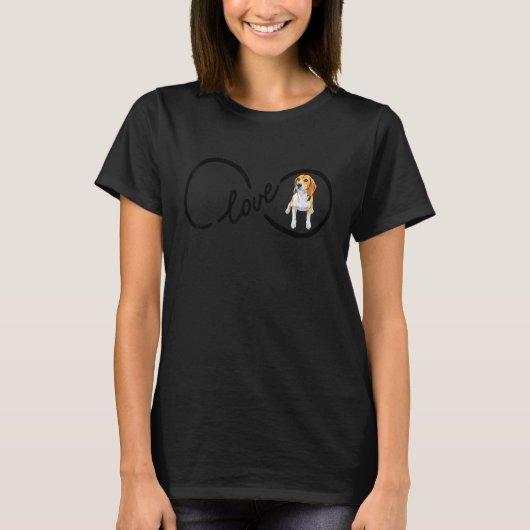ビーグル 女性 10代の女の子 子ども 嫌い ペット 犬 1 Tシャツ (正面)