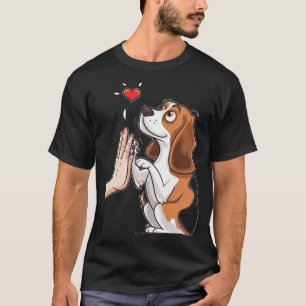 ビーグル 愛 ハート 犬 パウ 友情 動物 Tシャツ