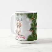 ビーグル 面白い 犬の駒 クリスマス コーヒーマグ コーヒーマグカップ (正面左)