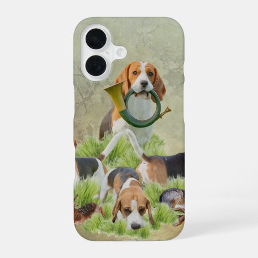 ビーグル iPhone 16ケース (裏面)