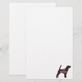 ビーグルBFF 便箋 (正面/裏面)