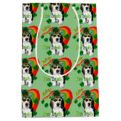 ビーグルSaint patricks day ミディアムペーパーバッグ (正面)