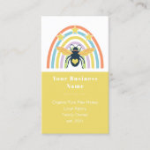 ビーケモダンーパーアピールハオーガニックニーレトロレインボー 名刺 (正面)