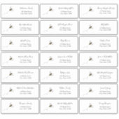 ビーゲストアドレス封筒ステッカー シール (正面)