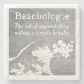 ビーコローリエ自然の美しいコースター ストーンコースター (正面)