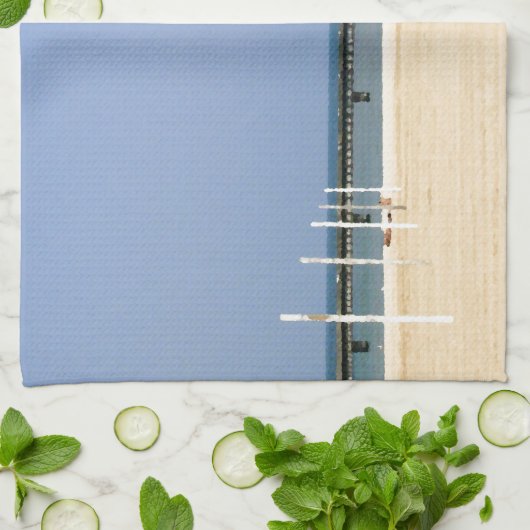 ビーコンライトオブミシガンショアーズ キッチンタオル (折り畳み)