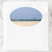 ビーコンライトオブミシガンショアーズ 楕円形シール (バッグ)