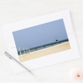 ビーコンライトオブミシガンショアーズ 長方形シール (封筒)