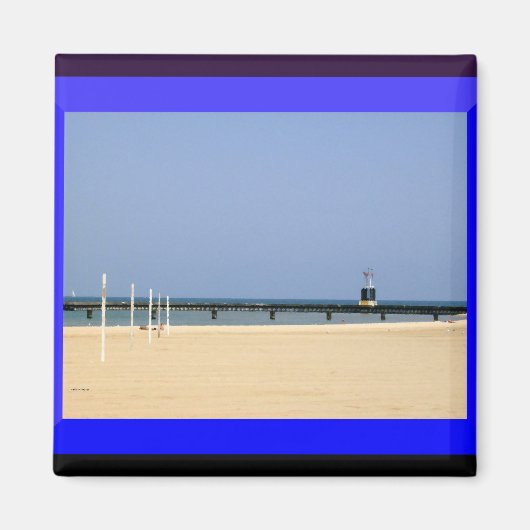 ビーコンライトオンミシガンショアーズ マグネット (正面)