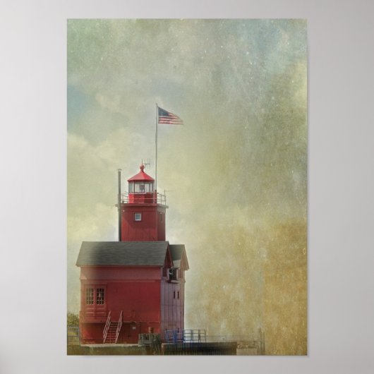 ビーコン灯 ポスター (正面)