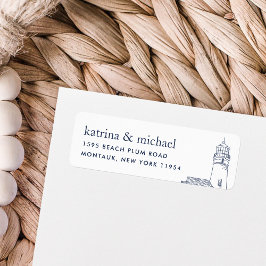 ビーコン |灯台航海の差出人住所 ラベル