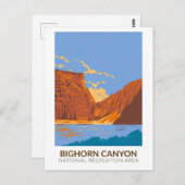 ビーゴンキャニオン国民保養エリアヴィンテージ ポストカード (正面/裏面)