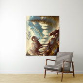 ビーゴンシープグリズリークブマウンテンを探索 タペストリー (インサイチュ)