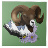 ビーゴンシープラムグリーン山脈 タイル (正面)