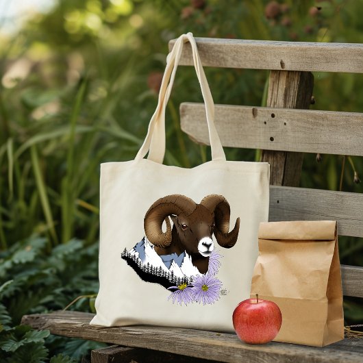 ビーゴンシープラムグリーン山脈 トートバッグ