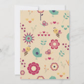 ビーサンキューカードかわいいお洒落 サンキューカード (裏面)