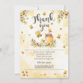 ビーサンキューカードハニービーサンキューフラット 招待状 (正面)