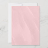 ビーサンキューカード，赤ちゃんシャワーかわいい女の子かわいい サンキューカード (裏面)