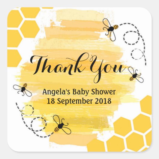 ビーサンキューユーラベル スクエアシール (正面)