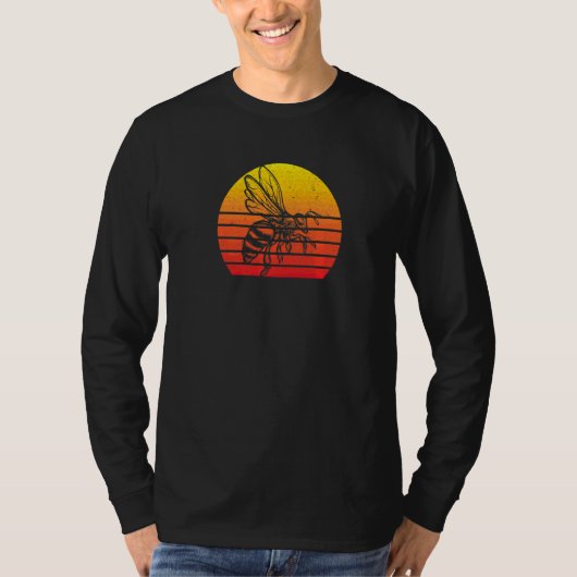 ビーサンセットレトロヴィンテージ Tシャツ (正面)