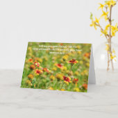 ビーサーチワイルドフラワー聖なる書物、 経典カードエレミヤ カード (黄色い花)