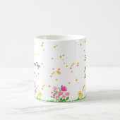 ビーザシャイン、春感動的引用文マグ コーヒーマグカップ (中央)