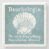 ビーショリの技を何もしない石造りコースター ストーンコースター (正面)