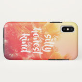 ビーシルベートナリー引用文レトロパームツリー Case-Mate iPhoneケース (裏面(横))