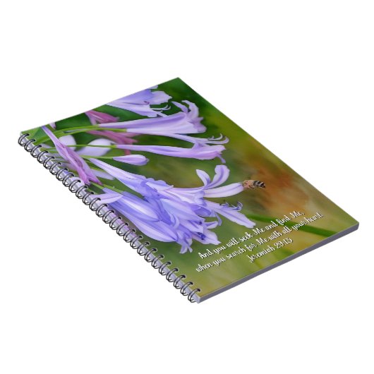 ビーシーキングネクター自然アート祈りの言葉ジャーナル ノートブック (右側)