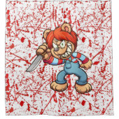 ビースシャワーのカーテン シャワーカーテン (正面)