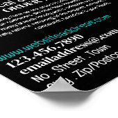 ビースタイリッシュロゴ – Beeyard, Honey Farm 広告's ポスター (角)